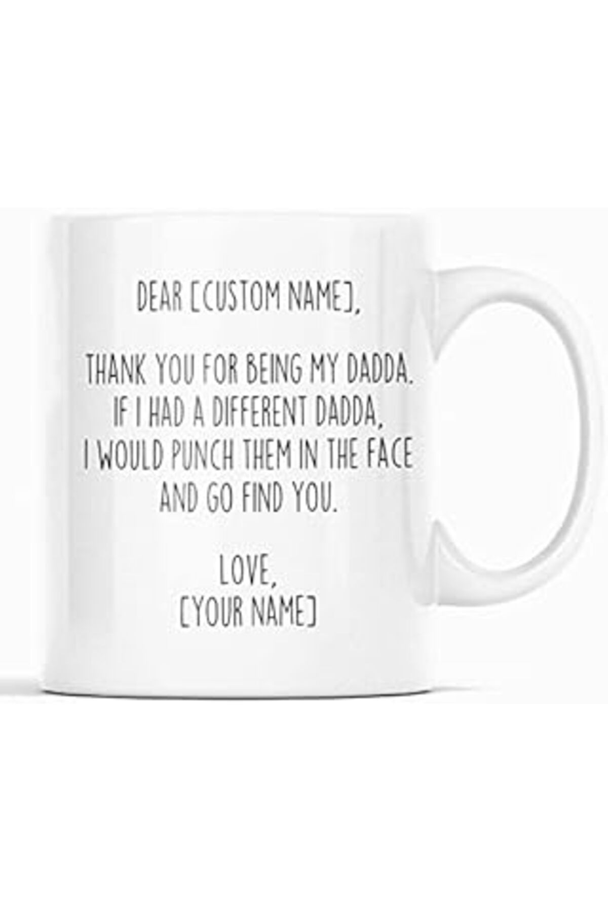 NETWORK ART Print Dore Dadda Gifts Personalized Custom Name Mug Gifts For Dadda Funny Dadda Gift Idea Fathers D
