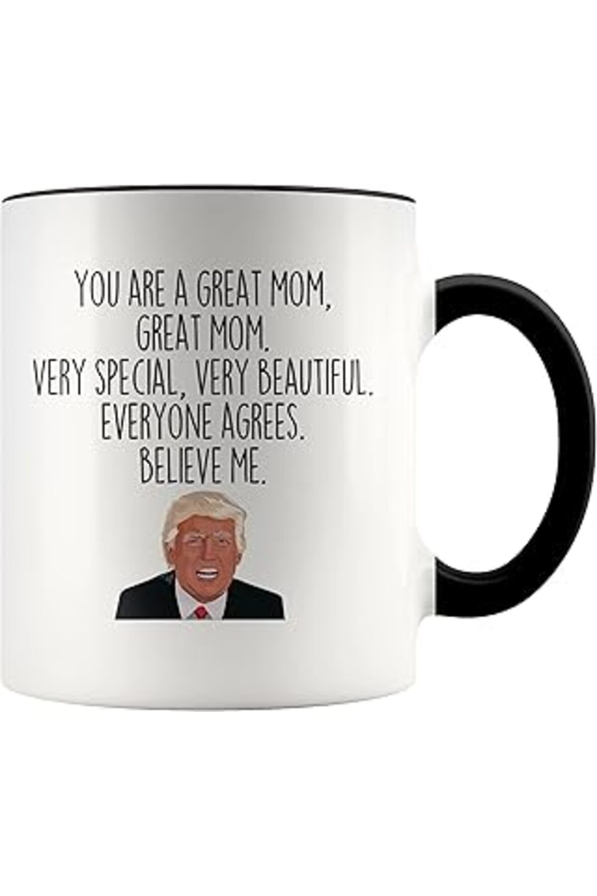 ASİTAN Print Dore Funny Trump Mom Coffee Mug Mother'S Day Gift From Daughter From Son President Donald Tru