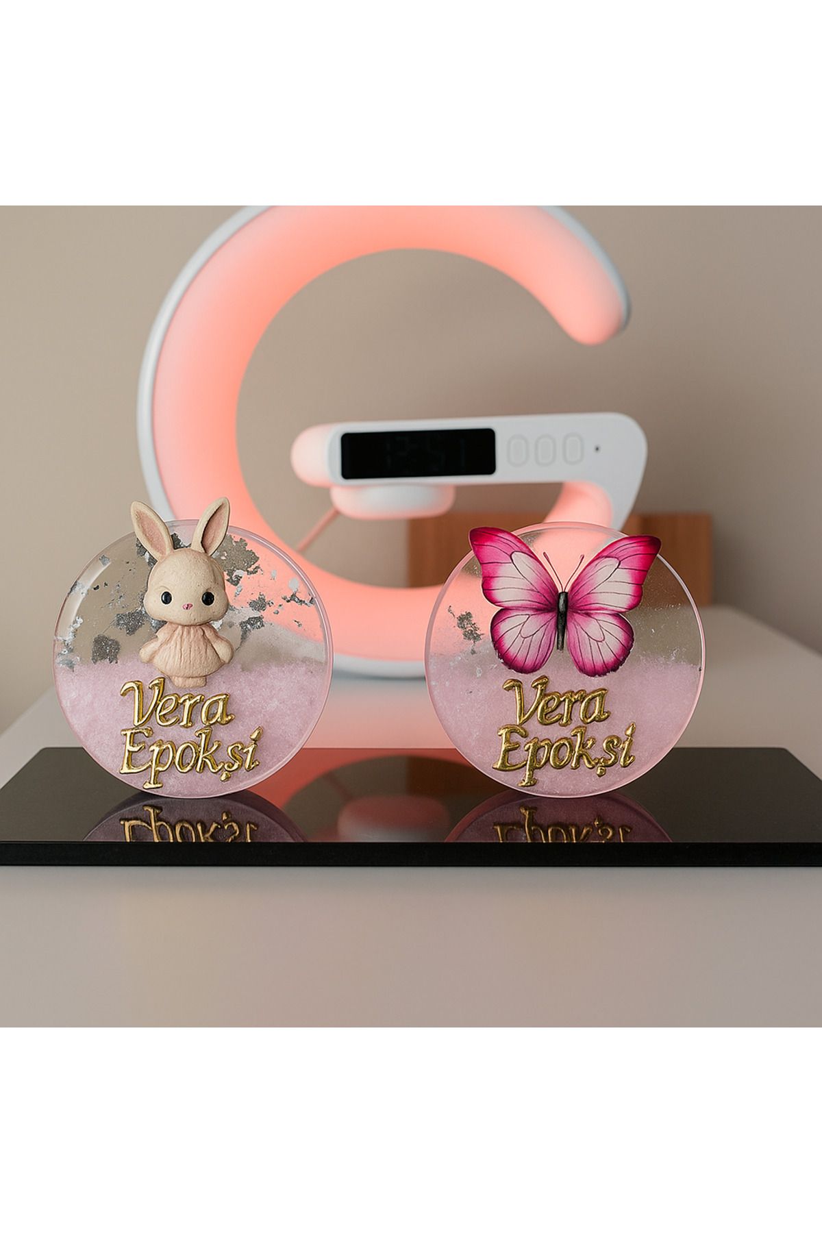 veraepoksi ✨ Kişiye Özel Figürlü Yuvarlak Epoksi Magnet - Vera Epoksi Tasarım Hediyelik 🌸