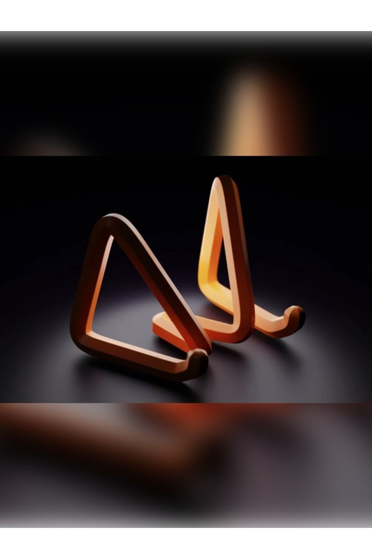 zWorks Üçgen Formlu Minimal Tablet & Kitap Standı