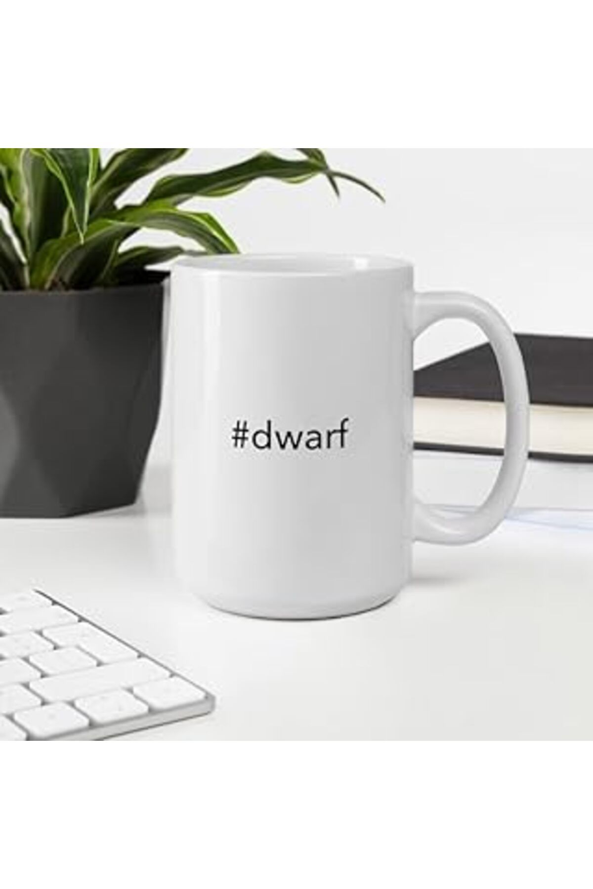 NETWORK ART Print Dore Hashtag Cüce Kupa Bardak - Cüce Kupa Bardak - Beyaz Parlak Kupa - İngilizce Kahve Kupa