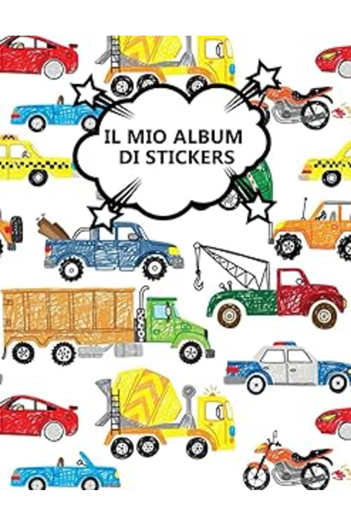 NETWORK ART Independently Published Il Mio Album Di Stickers: Camion | 100 Pagine | A4 | Vuoto | Idea Regalo |