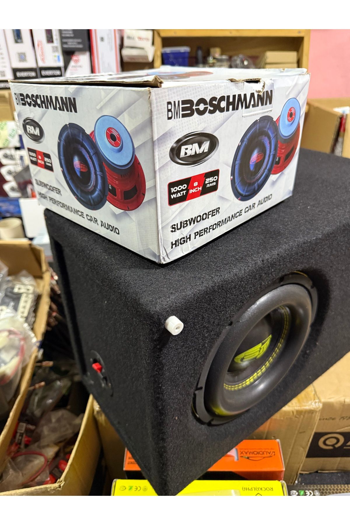 woodstar Boschmaan 20cm Kabinli Bass 1000w 200Rms