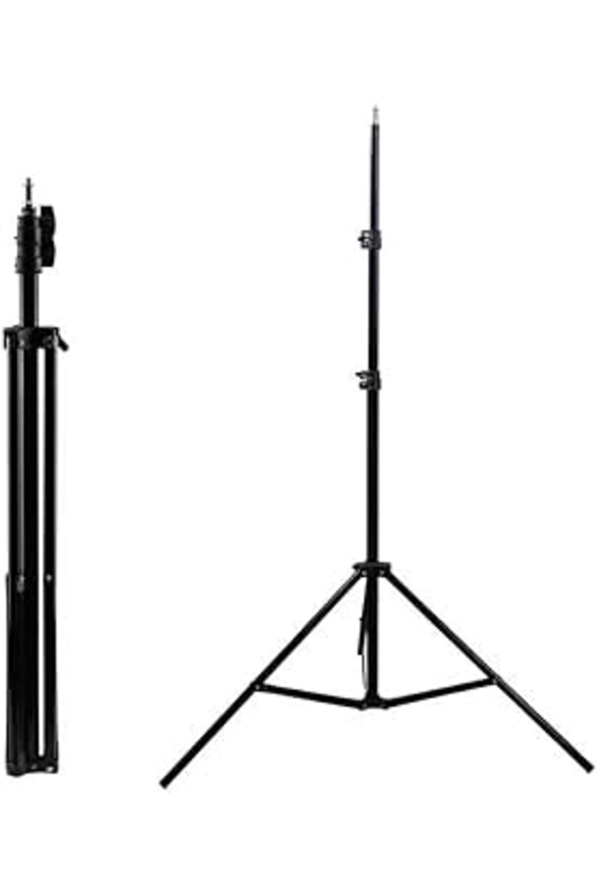 NETWORK ART Kyrotech Alüminyum Alaşımlı Işık Standı 2 Metre Ayarlanabilir Yaylı Yastıklı Fotoğraf Tripod Standl