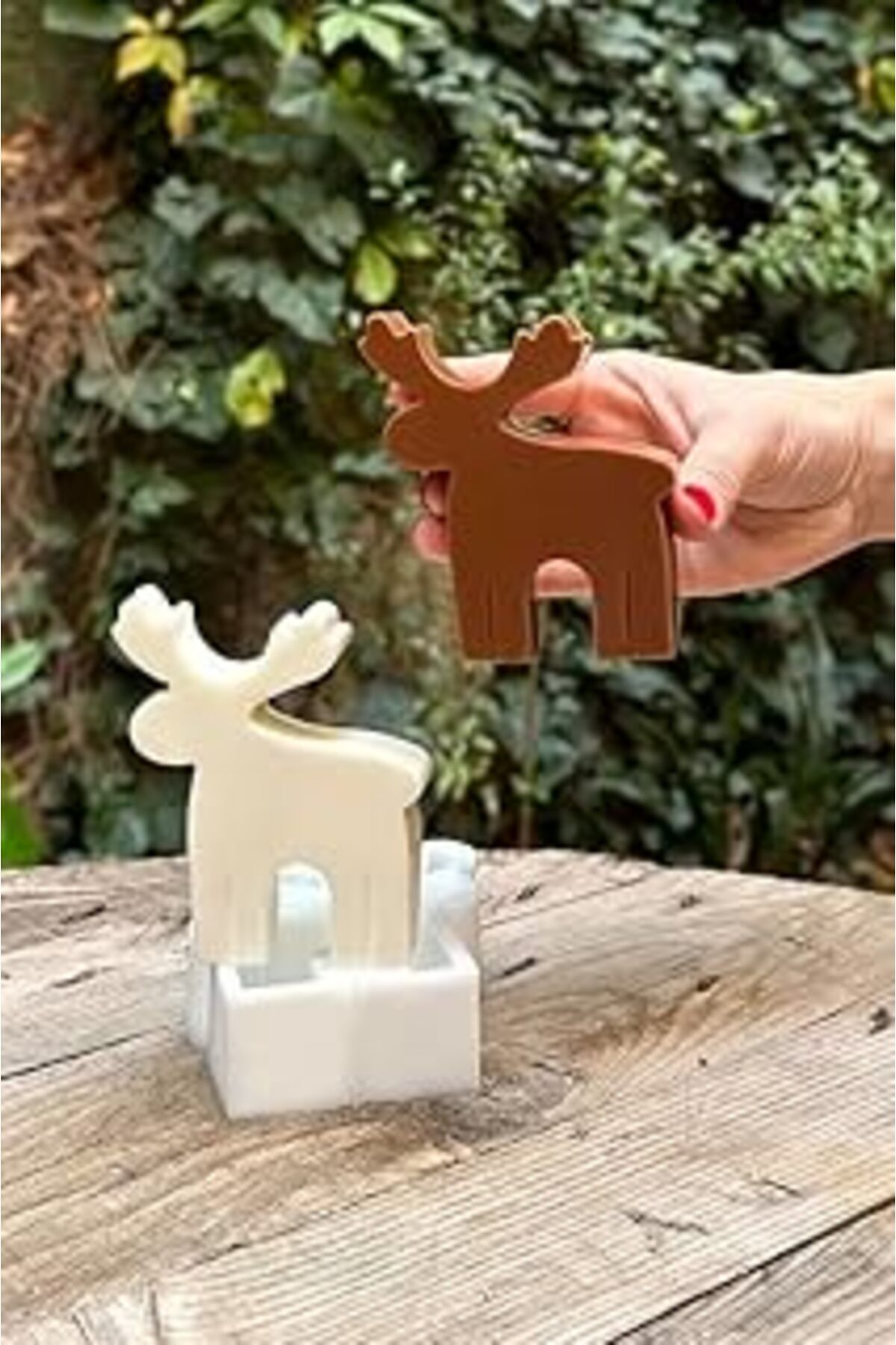 ASİTAN Rufus Concept Geyik 2D Mum Kalıbı (Silikon) (1 Adet)