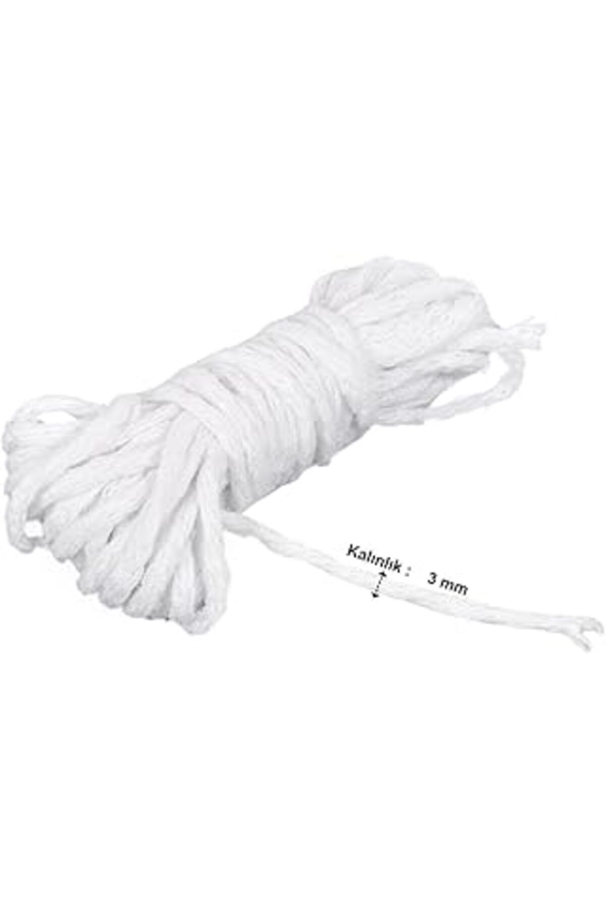 ASİTAN X-Perk İp Mum Fitili 5 Metre Çap 3 Mm