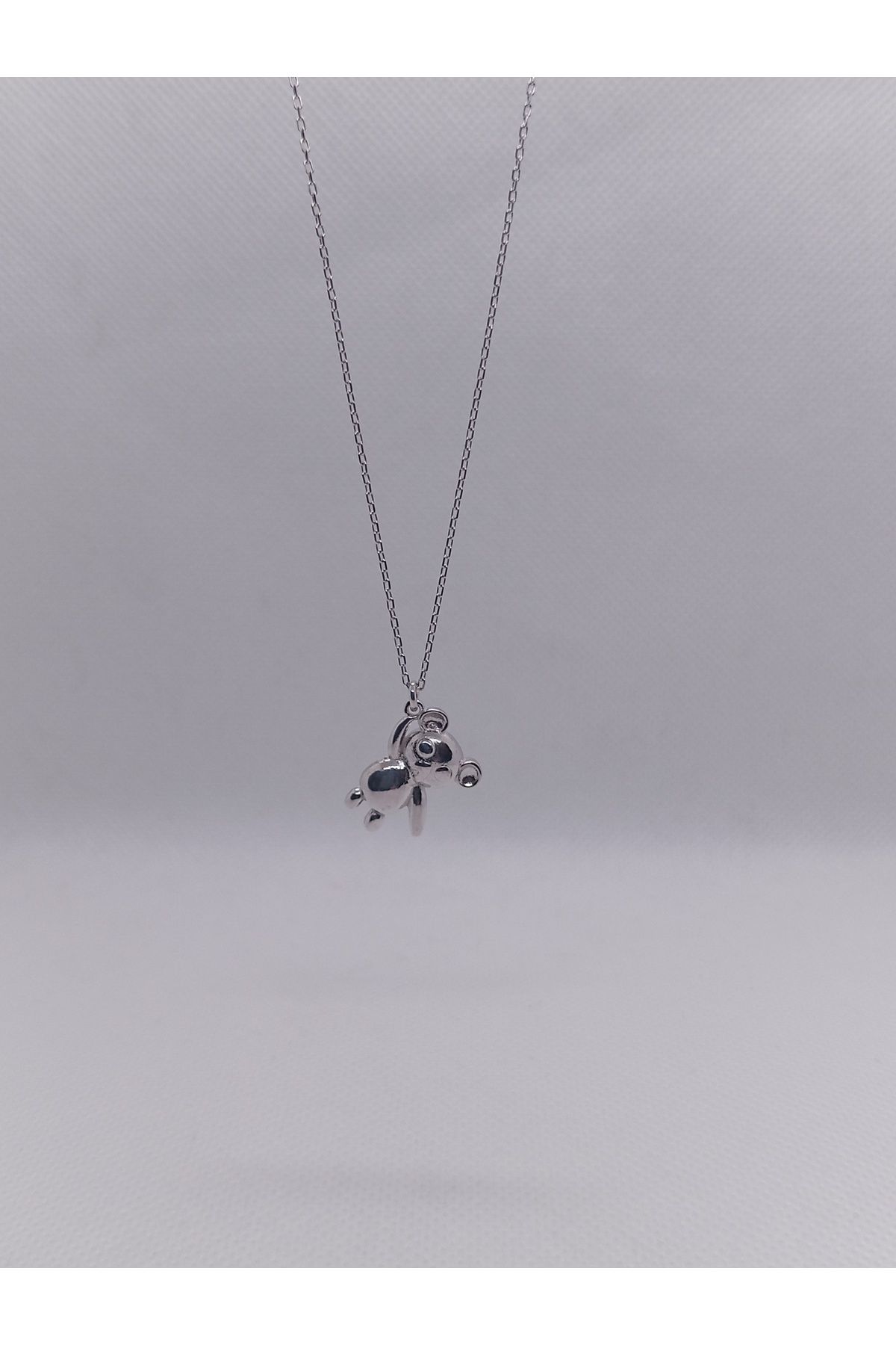Kjewelry 925 Ayar Gümüş Ayıcık Kolye