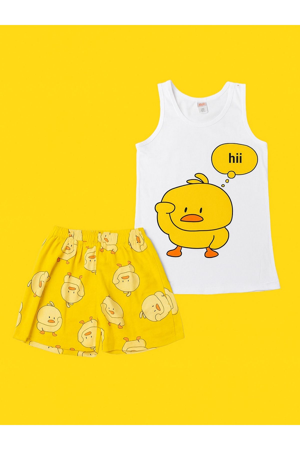 MODA Civciv Hi Baskı Pijama Takım