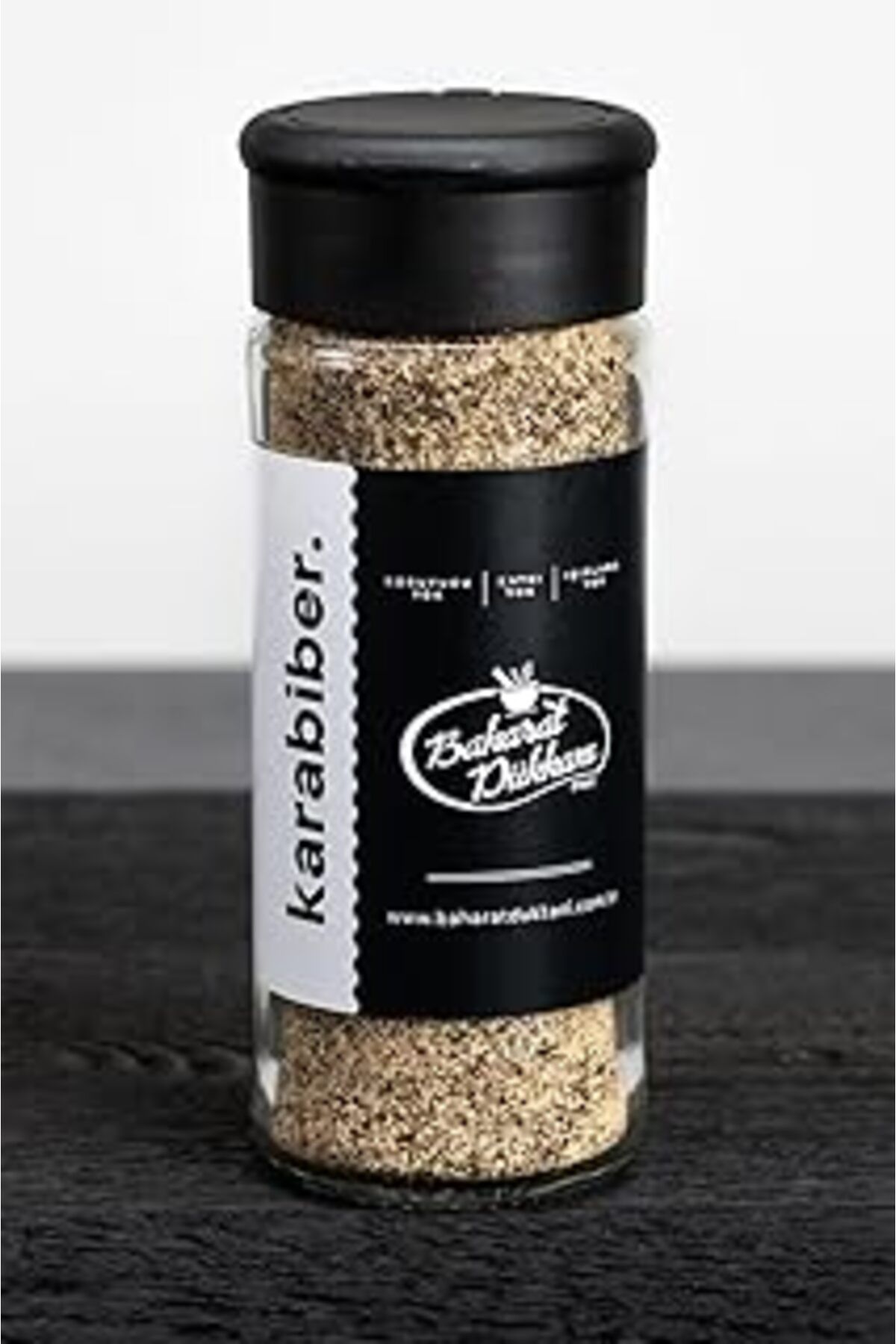 Mu Art Ahşap Baharat Dükkanı Karabiber (Öğütülmüş) 55Gr (Cam)