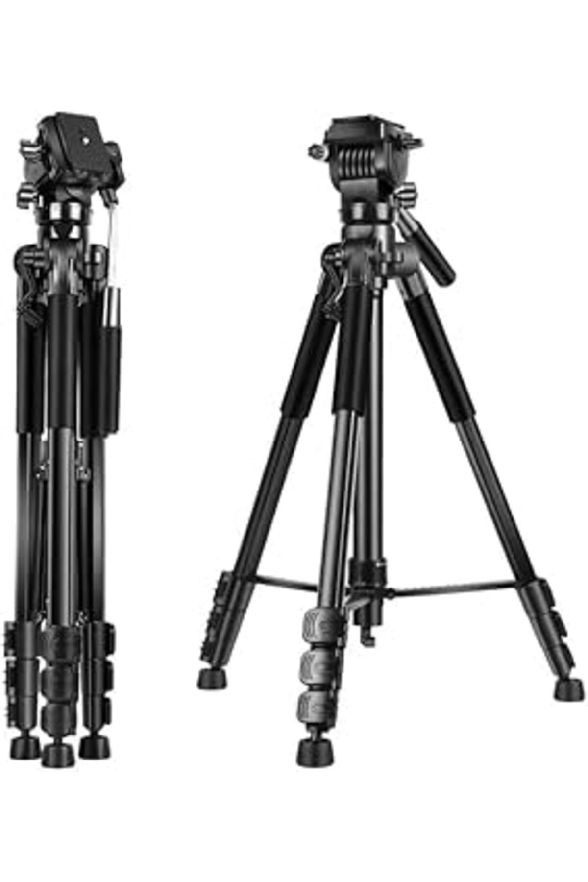 NETWORK ART Hepu Ht-T05 Profesyonel Alüminyum 210 Cm Tripod Tok Alümimyum Taşınabilir Dslr Cep Telefonu Tripodu