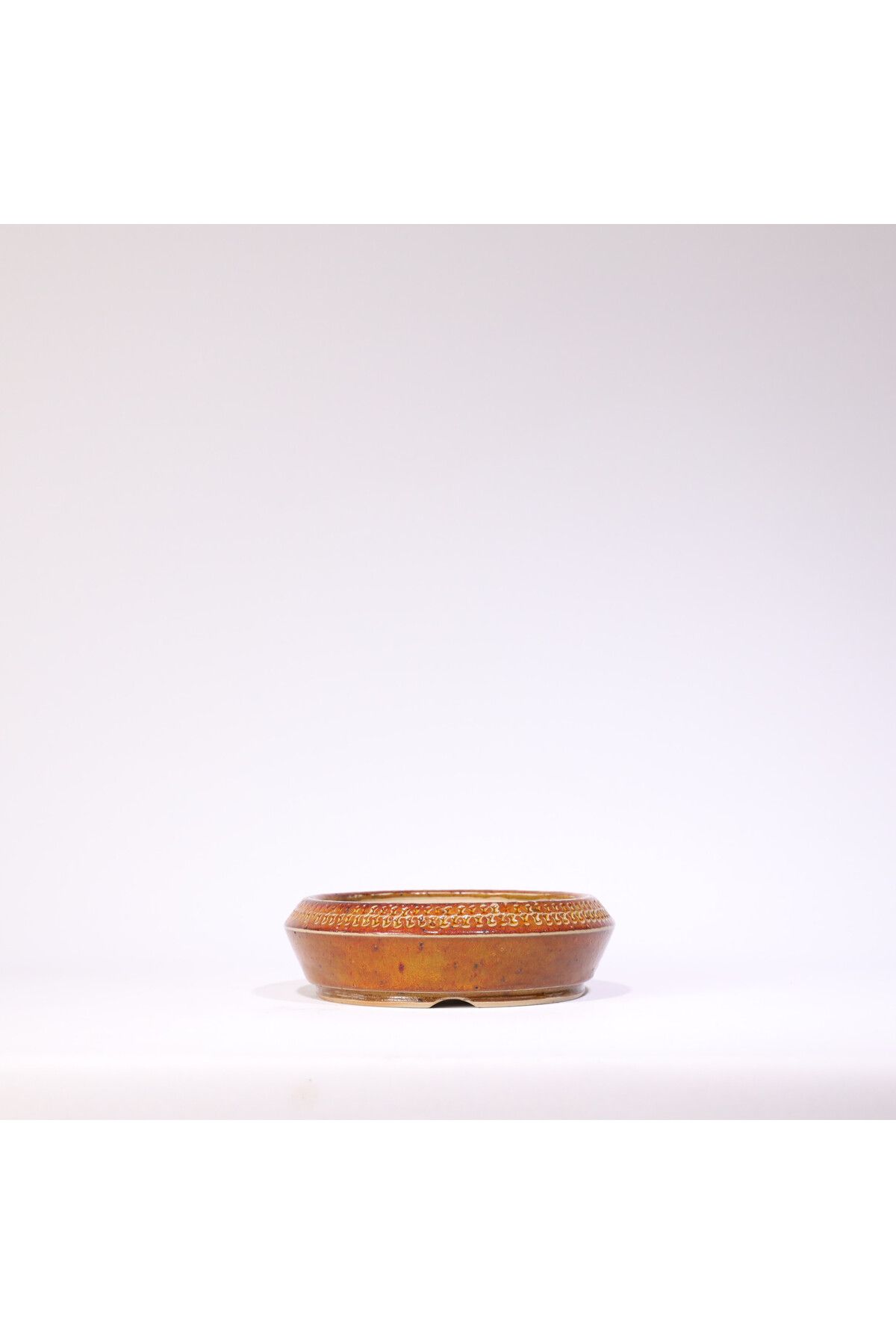SEIKA Yuvarlak Bonsai Saksısı No.55-Sırlı (16 cm)