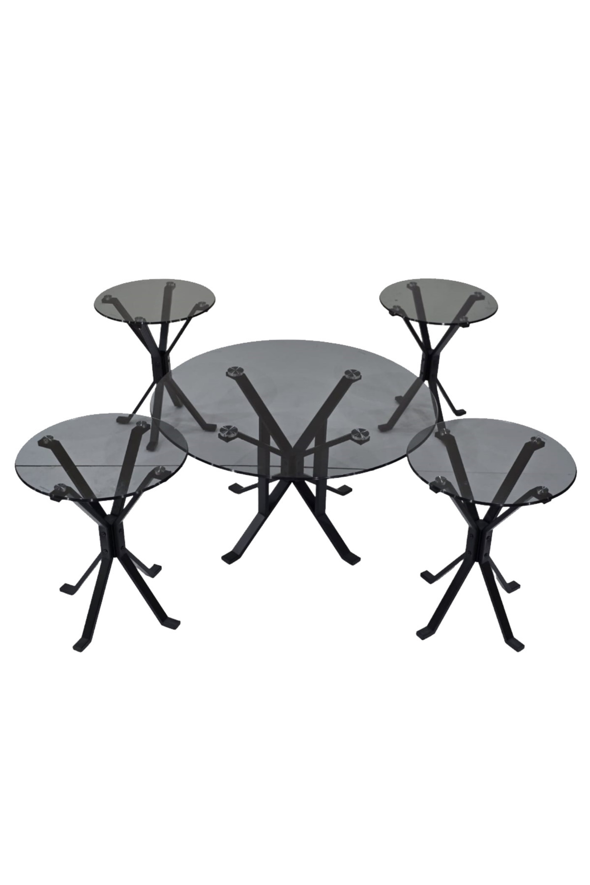 Ch-5-piece glass table set 2