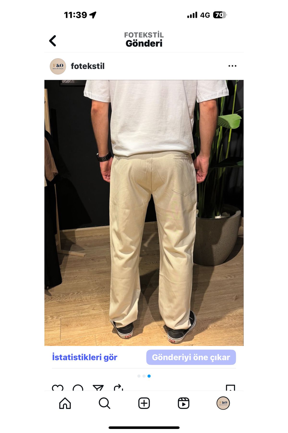 F&O Company Baggy Jogger Pantolon