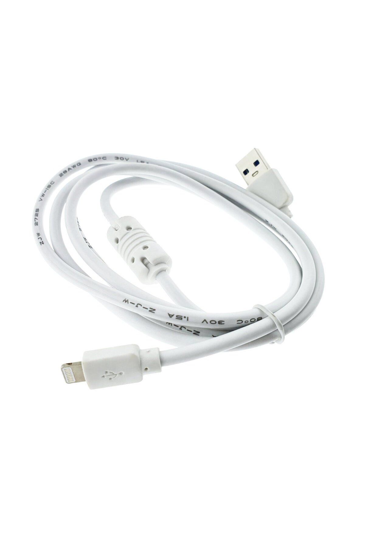 OEM-Cablu USB Premium pentru Apple iPhone, conector tip Lightning 8 Pin, 1.5m, Alb, AWG 28, 1.5A, bulk 1