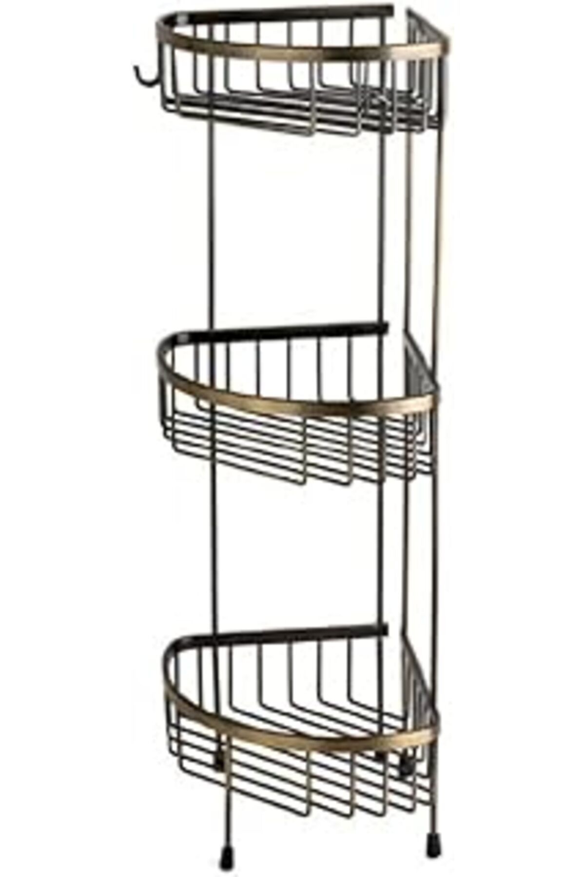 ASİTAN System Banyo Duş Raf Sistemi Antik Renk 647X196X250 Mm