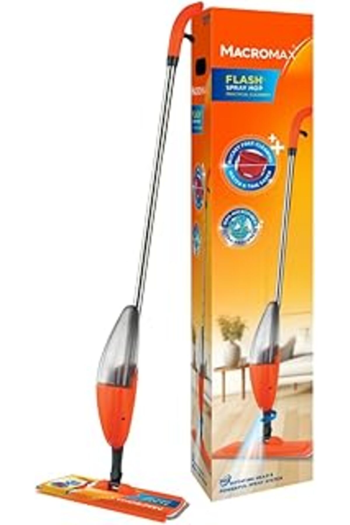 ASİTAN Macro Max Flash Sprey Mop Su Püskürtmeli Temizlik Seti