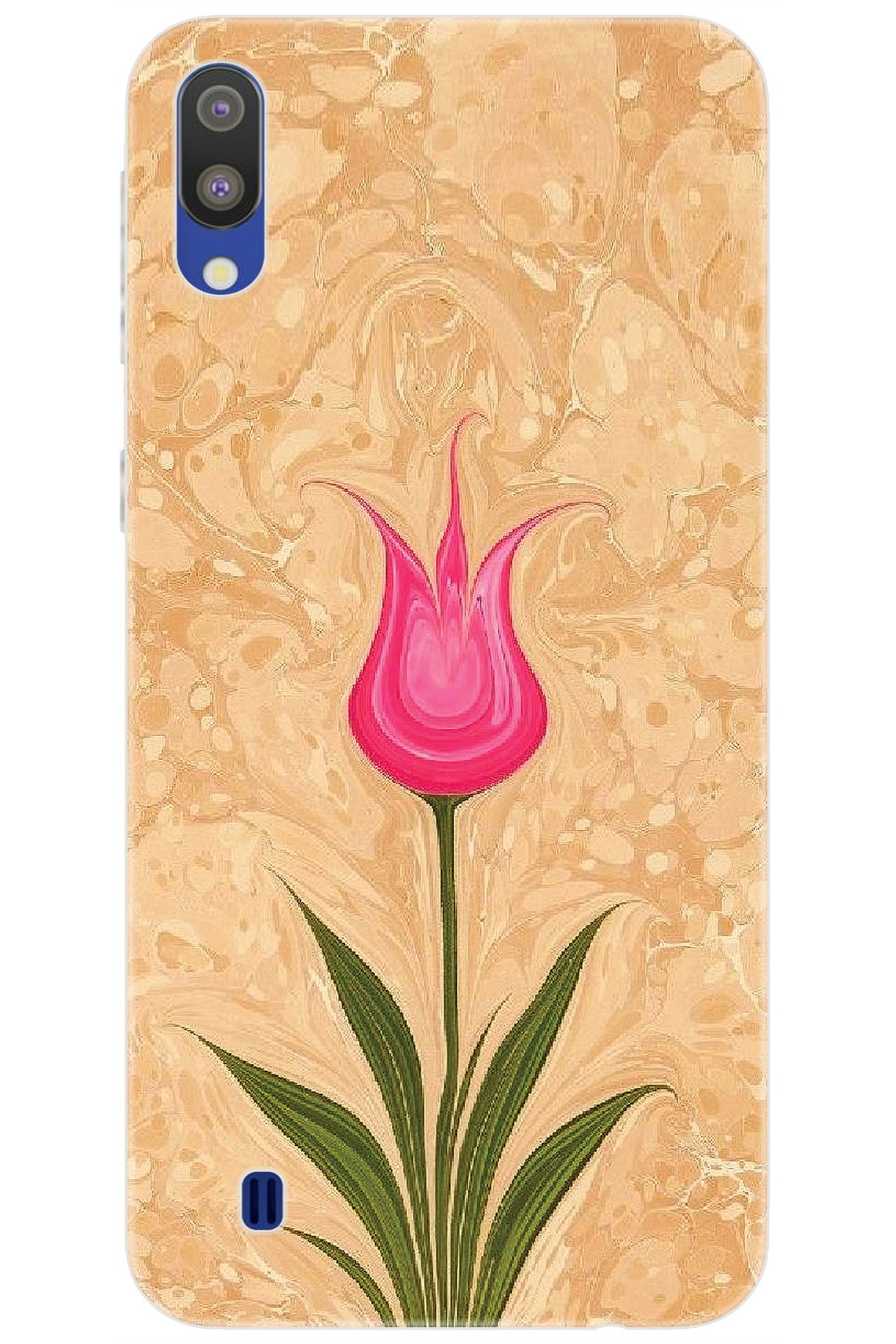 Ceppare Samsung Galaxy M10 (SM-M105F) Uyumlu Kılıf Desen Baskılı Silikon Lale Tasarım STK:544 CP-9Rshl7b