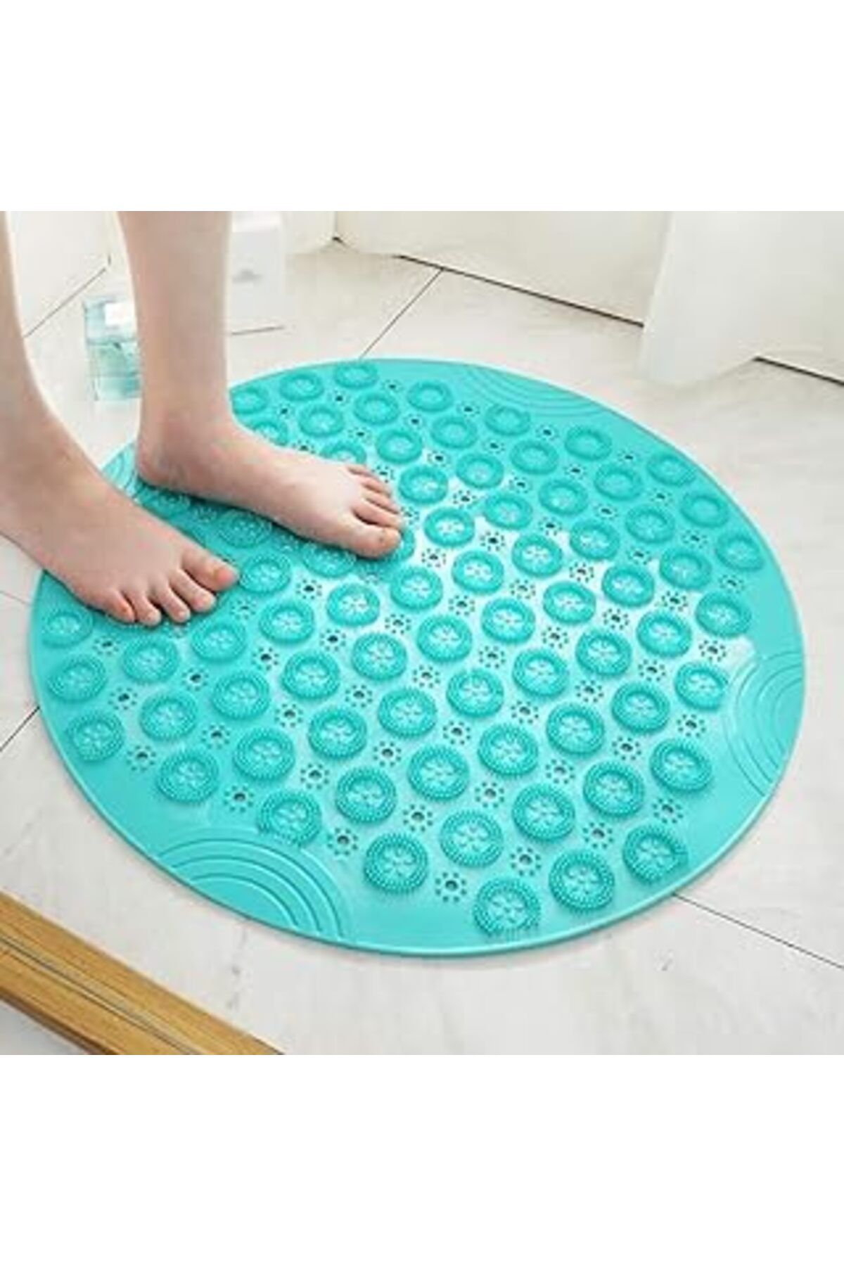 Qedii Ylxd Kaymaz Minimalist Duş Paspası Banyo Matı, Yüksek Tutuşlu Vakumlu Kupalar Ve Küf Önleyici Mat Y