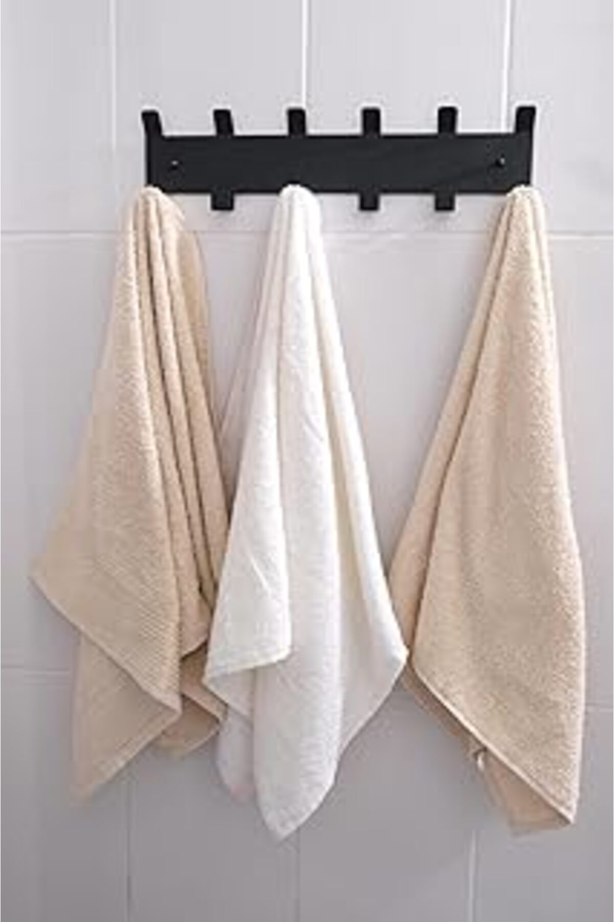 Mu Art Ahşap Metal Siyah Amerikan Kapı Arkası Yapışkanlı Askılık Banyo Askılık Ve Duvar Askısı Mt84S