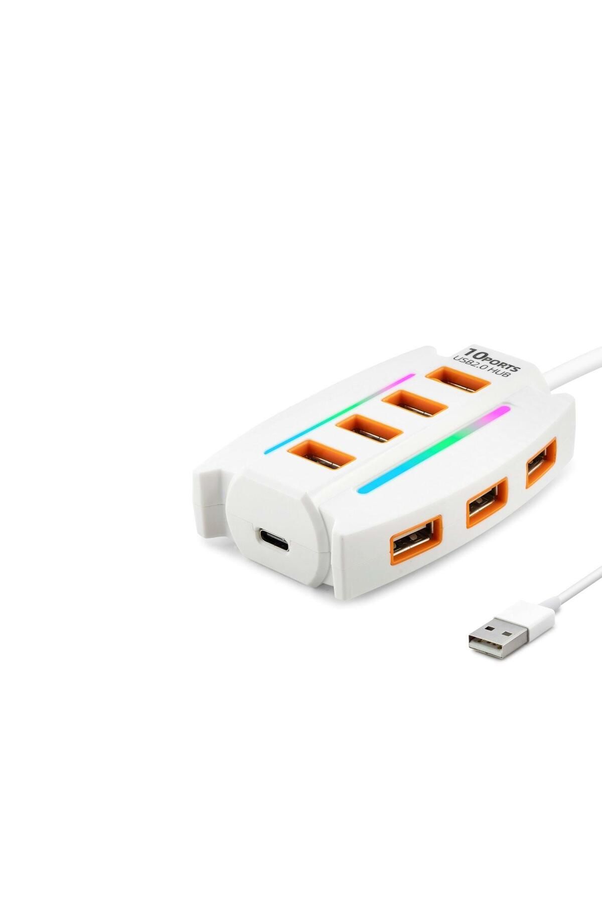 Skygo Usb Hub 10*Usb 1.2M Beyaz HDX7037