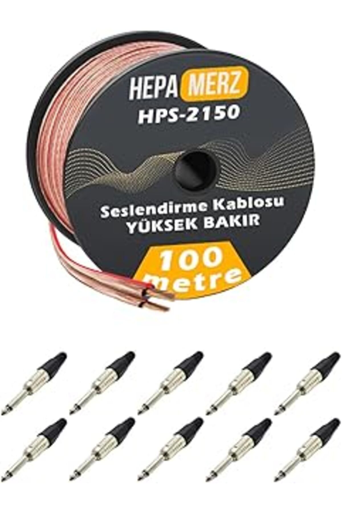 NETWORK ART Hepa Merz Connection Paket 11, Hoparlör Kablosu Jak Konnektör Paketi