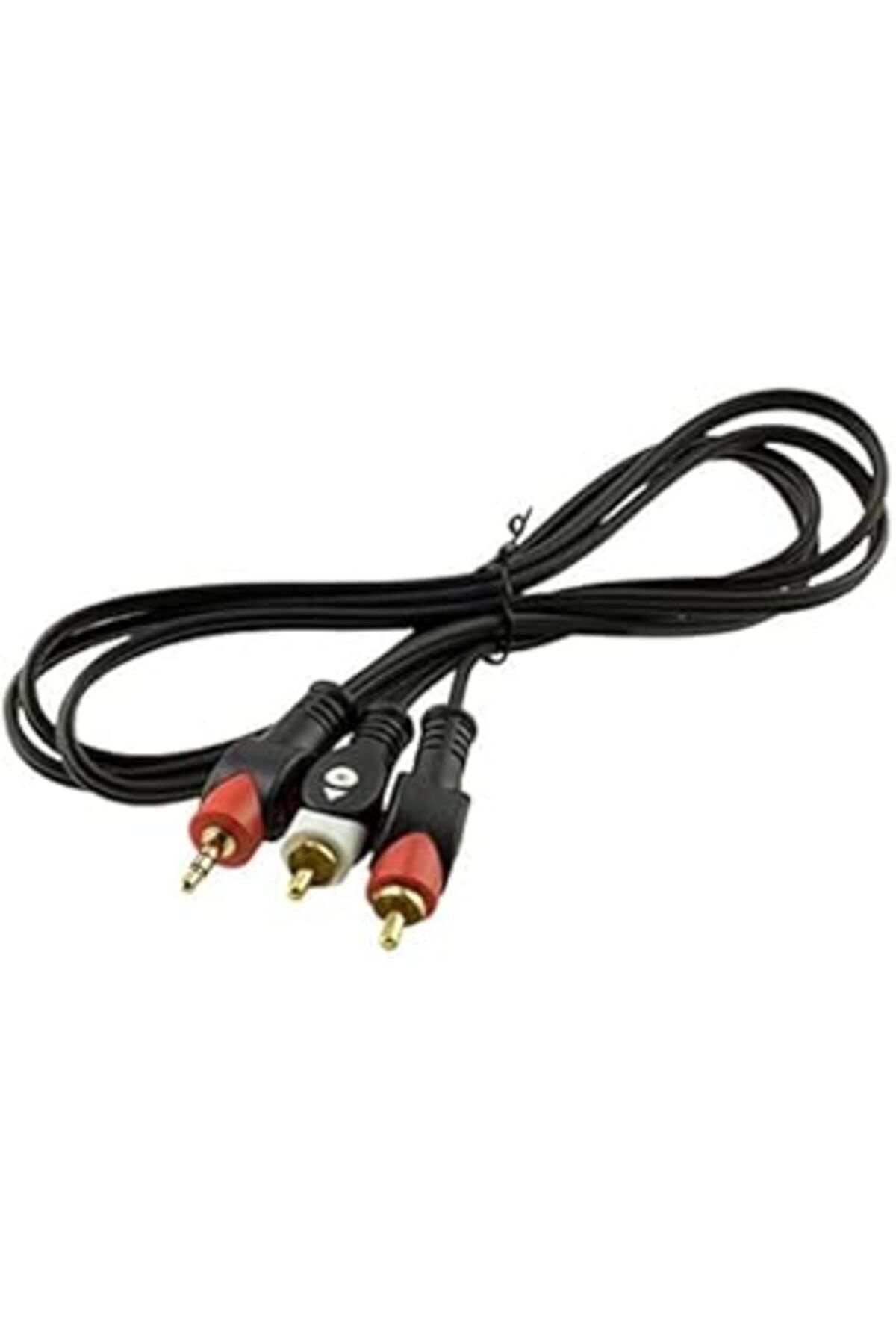 NETWORK ART Wellhise Ses Sistemi Kablosu 2 Rca Erkek 3.5 Mm Stereo Erkek 1.5 Metre Gold Kablo