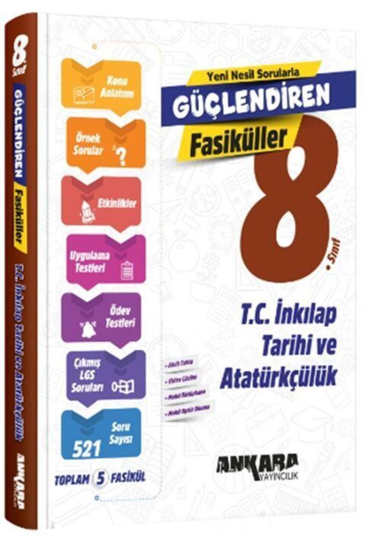 Ankara Kitap Merkezi 8. Sınıf T.C. İnkılap Tarihi ve Atatürkçülük Güçlendiren Fasiküller Ankara Yayıncılık