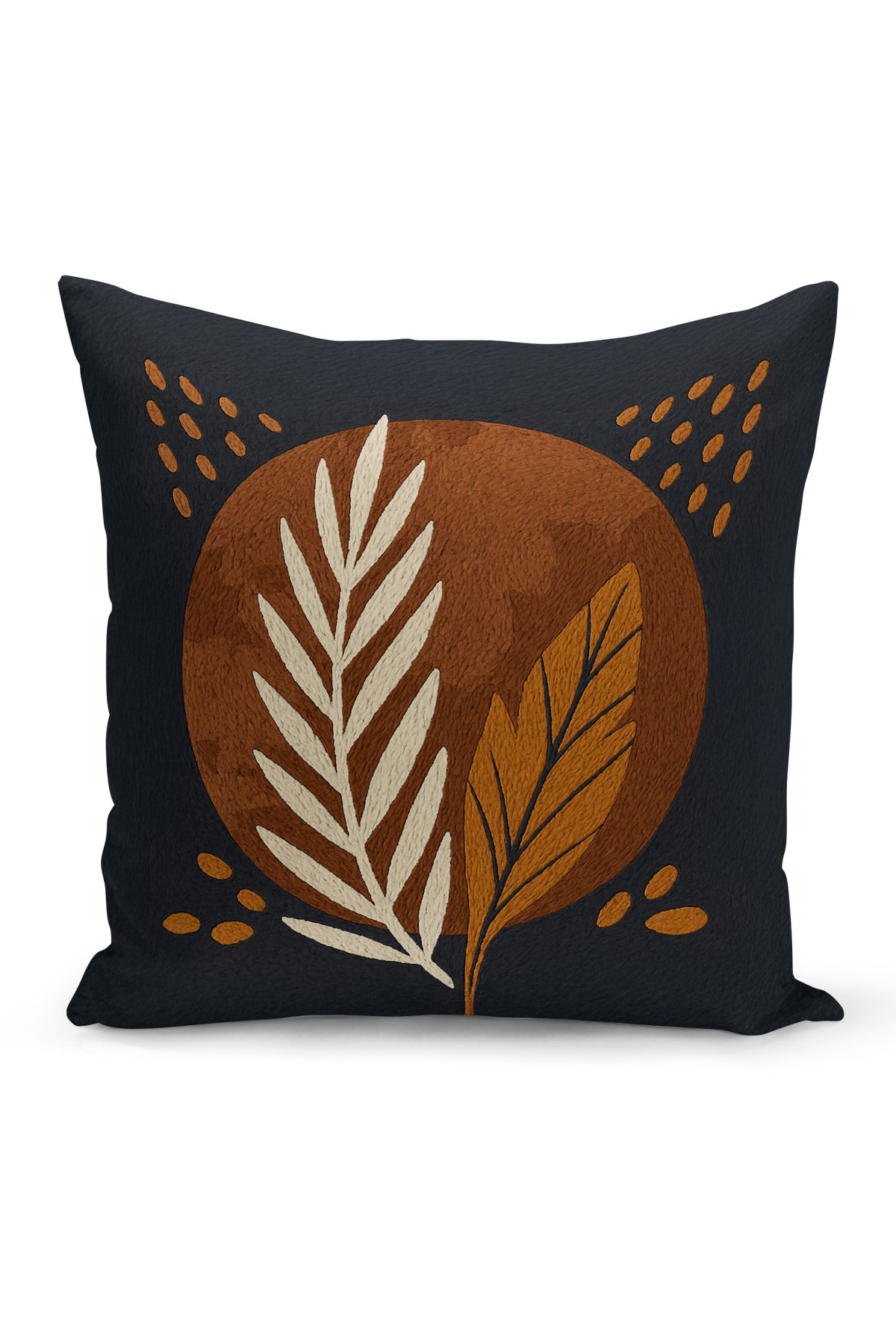Bertille Home-Set de 3 huse de pernă cu imprimare digitală pe două părți (aspect de broderie cu model de puncție) 4