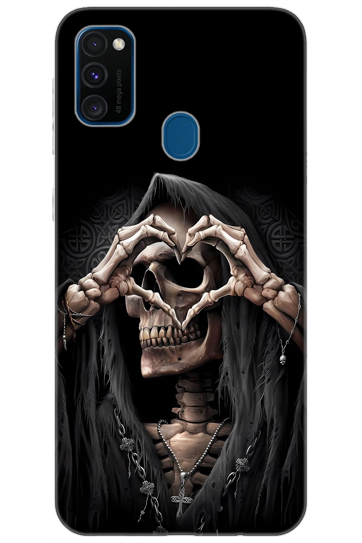Ceppare Samsung Galaxy M30S (SM-M307F) Uyumlu Kılıf Desen Baskılı Silikon İskelet STK:652 CP-63uvJ4R