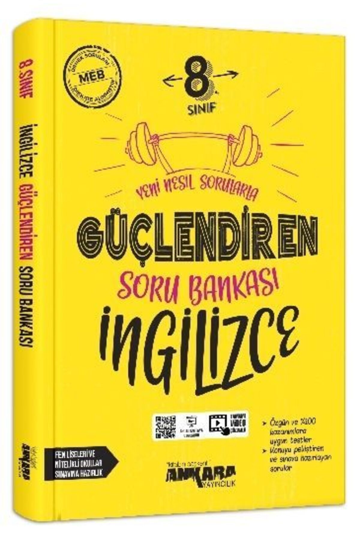 Ankara Kitap Merkezi 8. Sınıf Güçlendiren İngilizce Soru Bankası Ankara Yayıncılık
