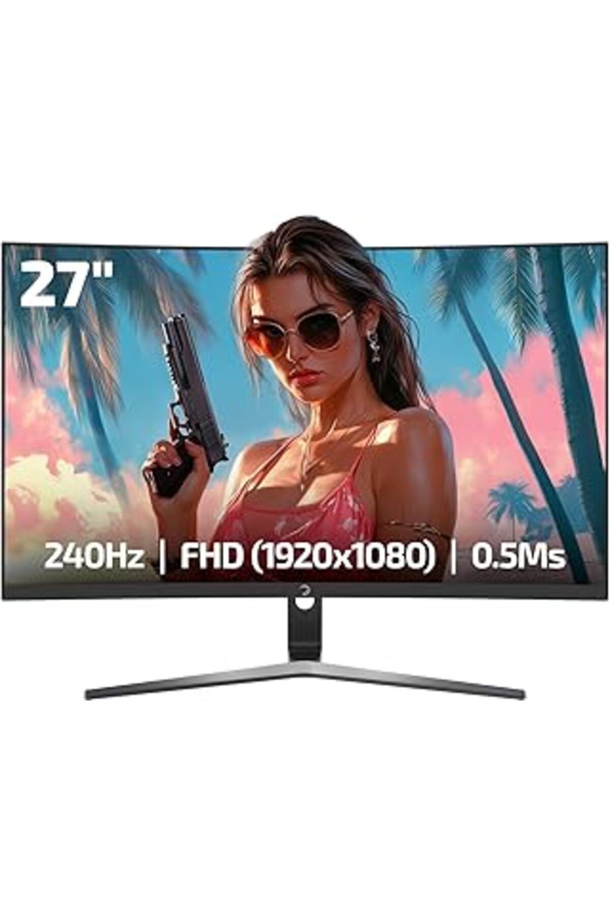 NETWORK ART Gamepower Vivid V60 27" Curved Rgb 240hz 0.5ms Fhd 1500r 2x2w Speaker Va Gaming Monitör (sıfır Ölü