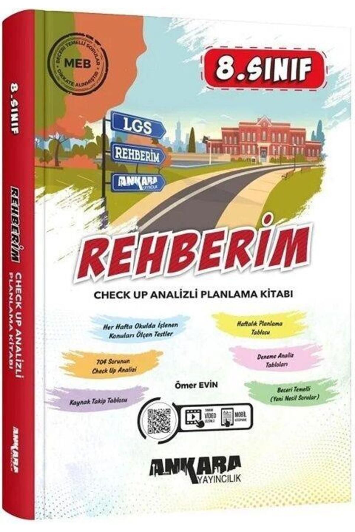 Ankara Kitap Merkezi 8. Sınıf LGS Rehberim Check Up Analizli Planlama Kitabı Ankara Yayıncılık