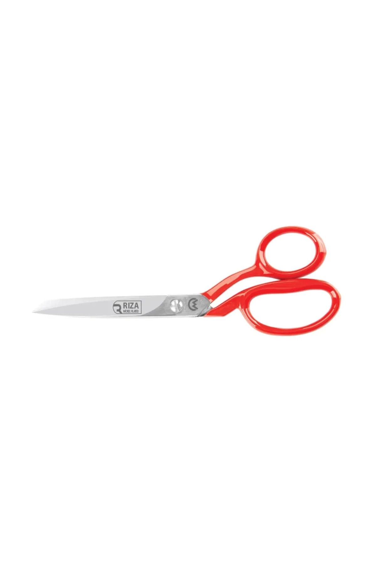 Balesso 3257-9 Tekstil / Yatık Konfeksiyon Makası No: 9 Inç / 22,86 Cm - Nikel Kaplama, Kırmızı Saplı, Mikr