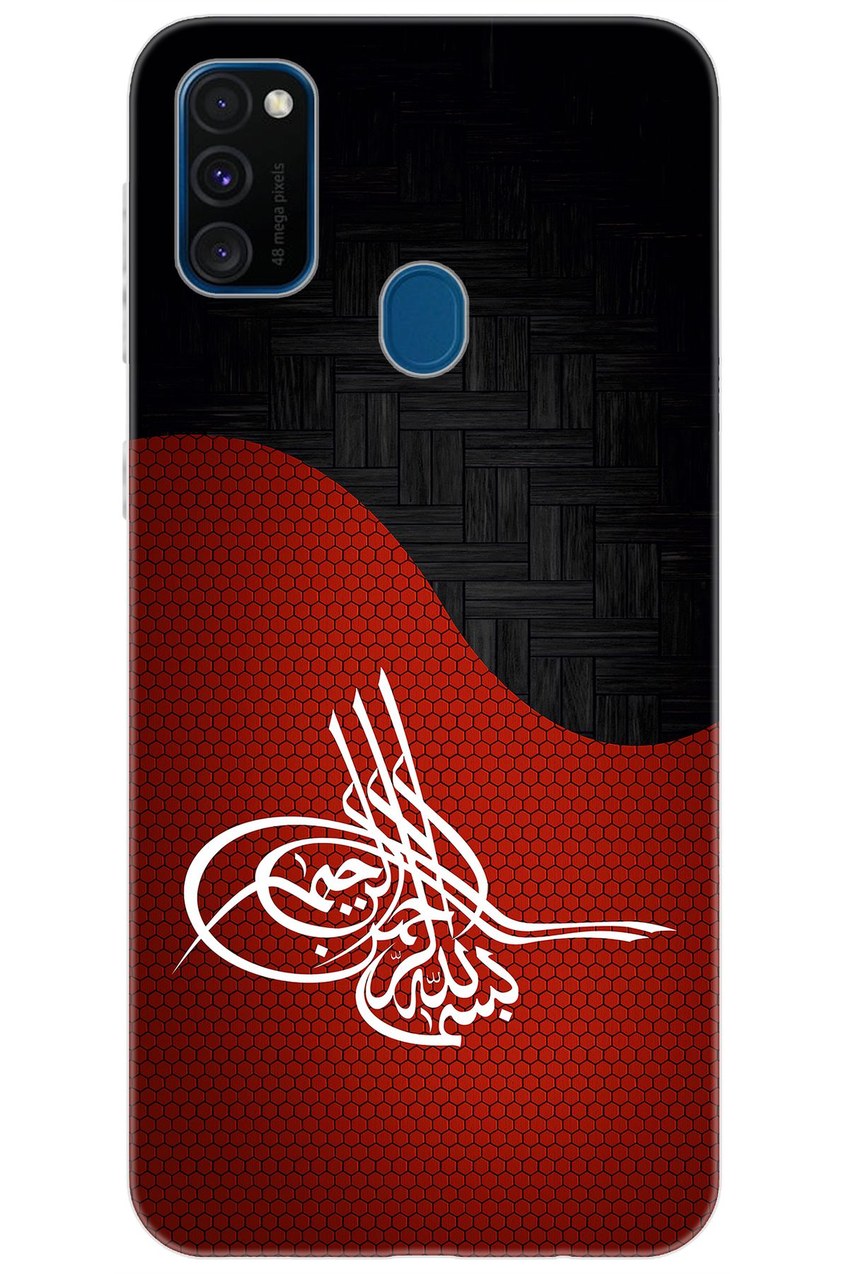 Ceppare Samsung Galaxy M30S (SM-M307F) Uyumlu Kılıf Desen Baskılı Silikon Tuğra Tasarım STK:376 CP-K8tZWNN