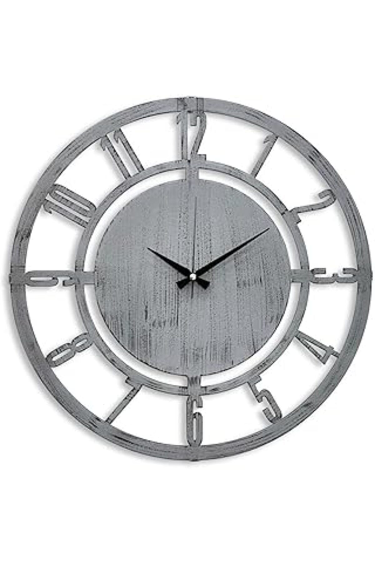 ASİTAN Emores 41 Cm Metal Malzeme Akar Saniye Sessiz Mekanizma Duvar Saati