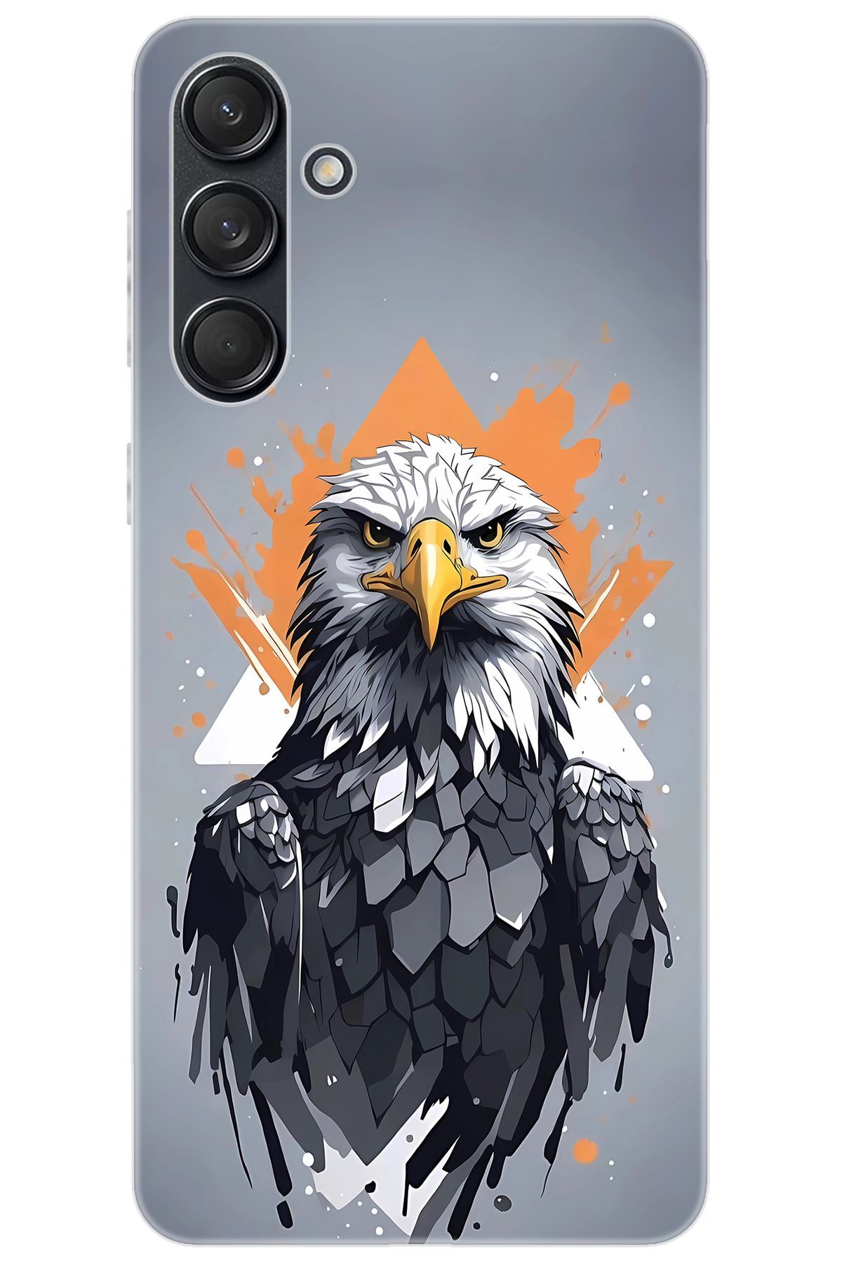 Ceppare Samsung Galaxy M55 (SM-M556B) Uyumlu Kılıf Desen Baskılı Silikon Kartal STK:639 CP-aNXqjv5