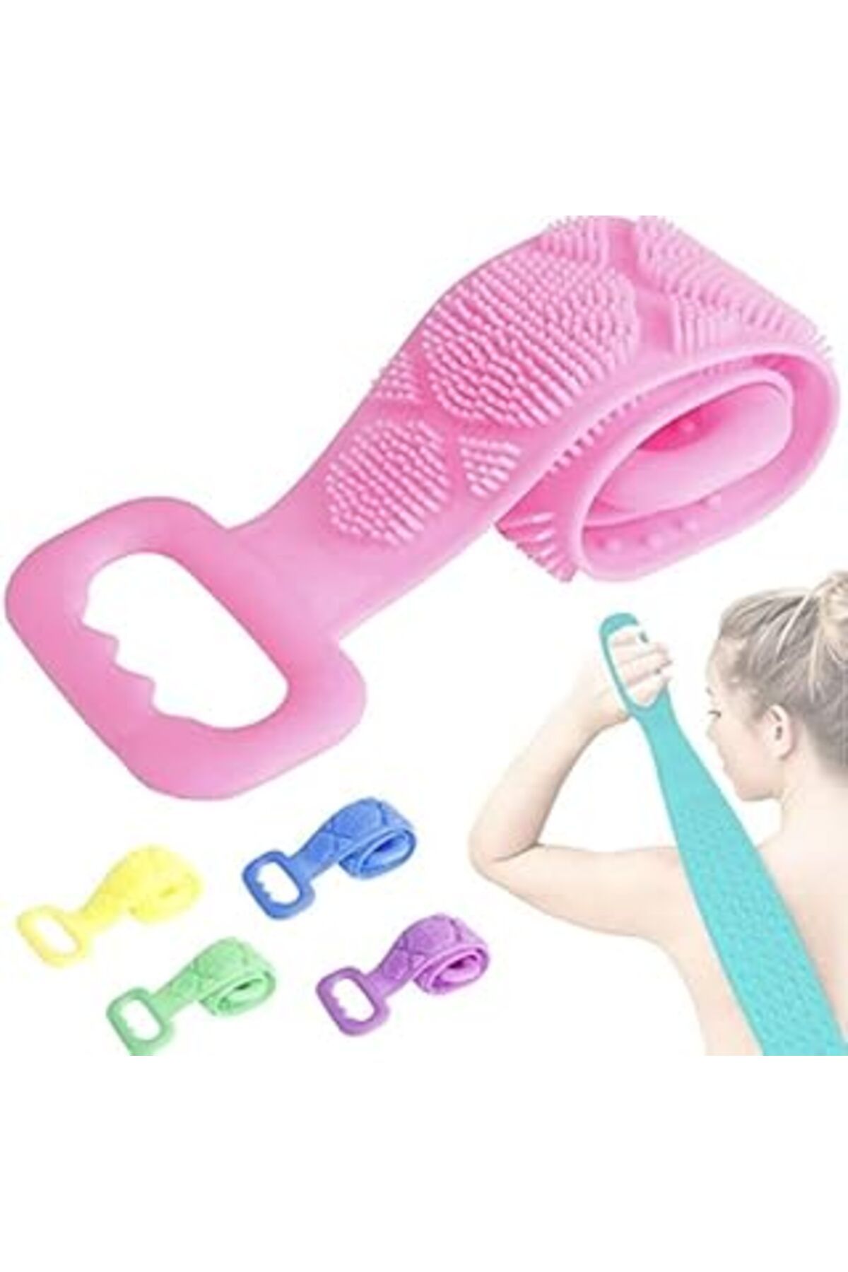 Qedii Banyo Sırt Kesesi Çift Taraflı 70 Cm