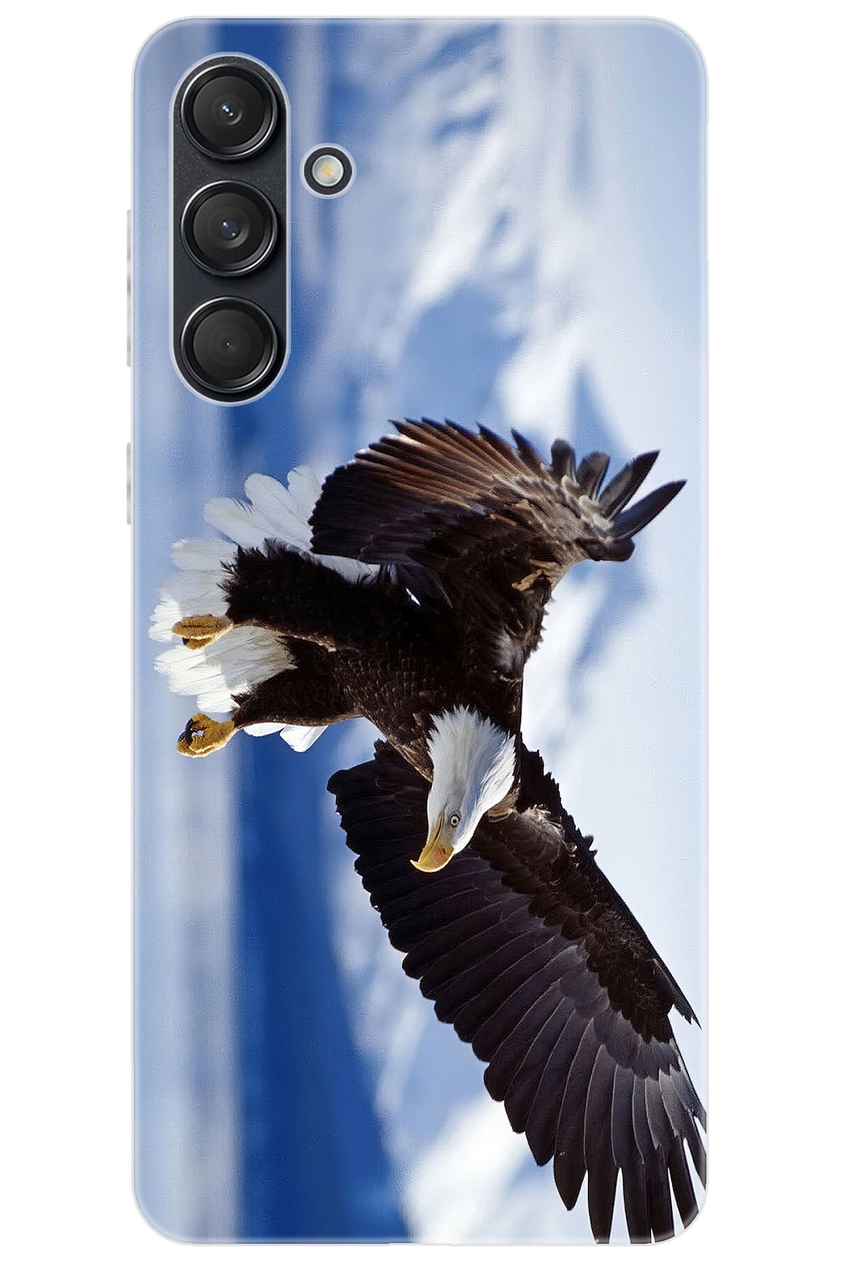 Ceppare Samsung Galaxy M55 (SM-M556B) Uyumlu Kılıf Desen Baskılı Silikon Kartal STK:183 CP-vMzhYz9