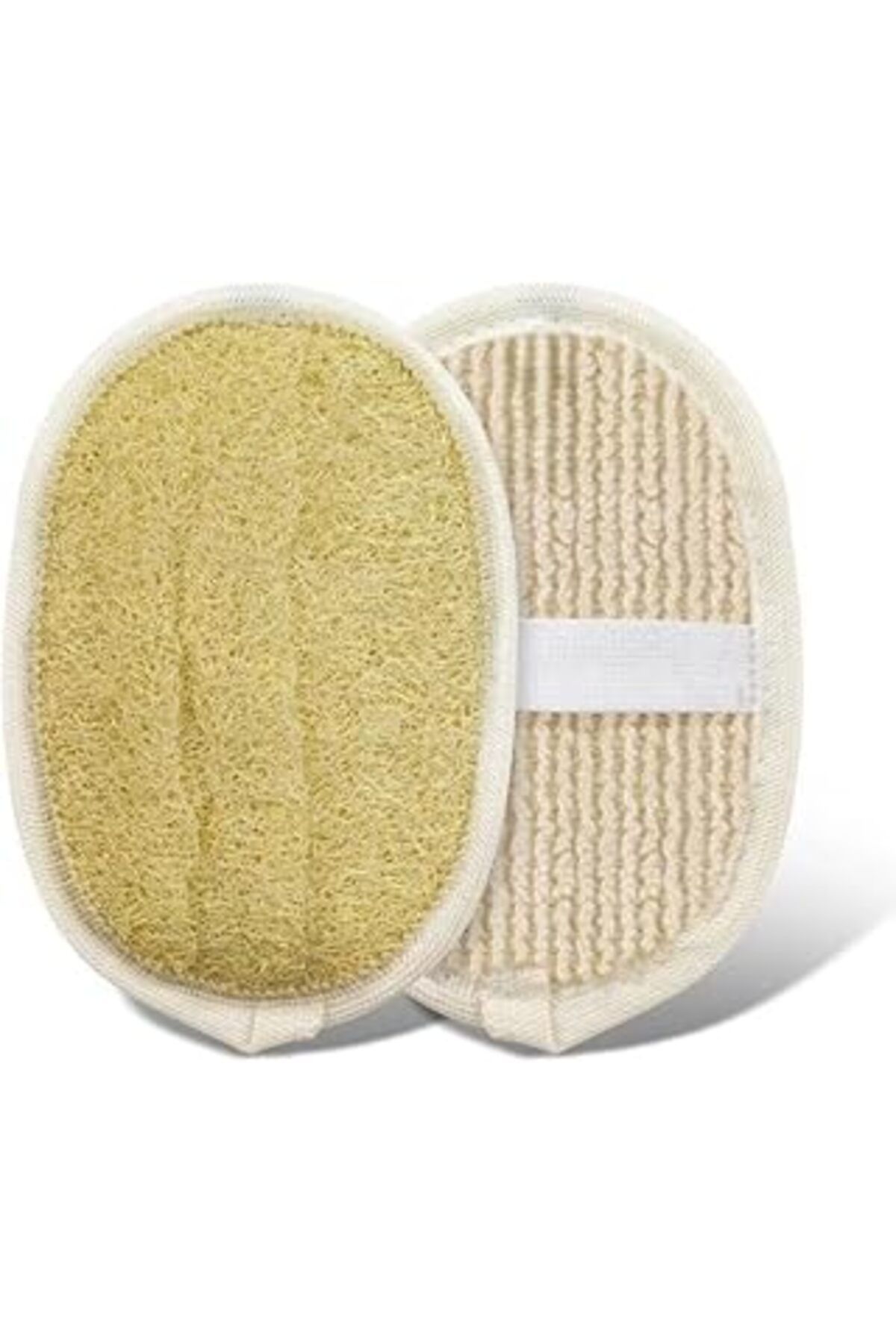 Qedii Eldione Oval Kabak Lifi – Çift Taraflı Doğal Banyo Kesesi Ve Antibakteriyelli Sağlıklı Bulaşık Lifi
