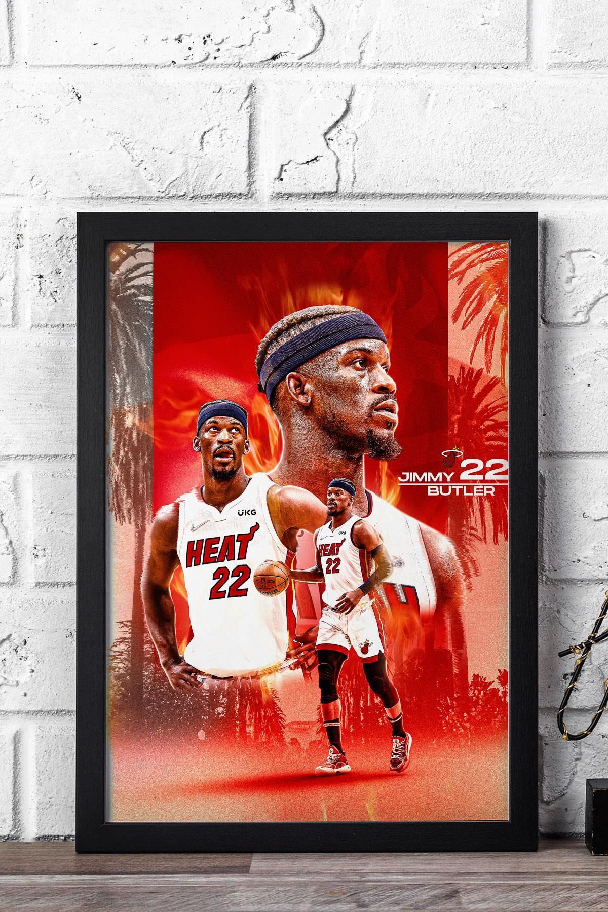Saturn Jimmy Butler Çerçeveli Tablo - Basketbol NBA Posteri Tablo