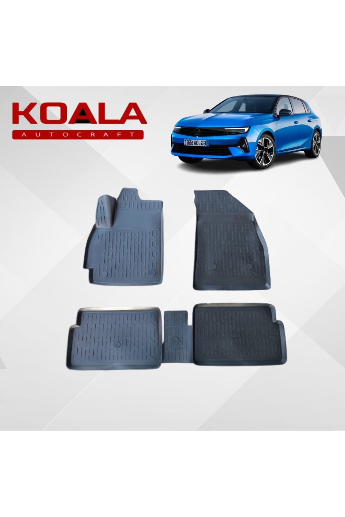 KoalaOtoTekstil Opel Astra L (2022+..) Ile Uyumlu - Araca Özel Paspas