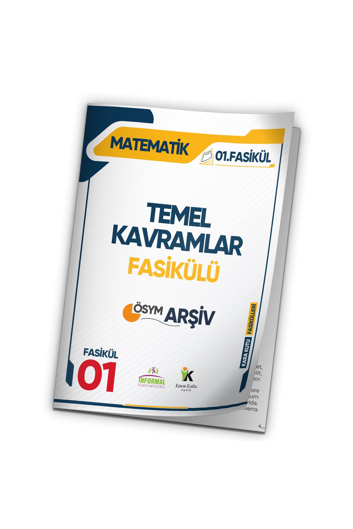 İnformal Yayınları 2025 DGS Matematik Kara Kutu Temel Kavramlar 1.Fasikül ÖSYM Çıkmış Soru Bankası Modüler Set Çözümlü