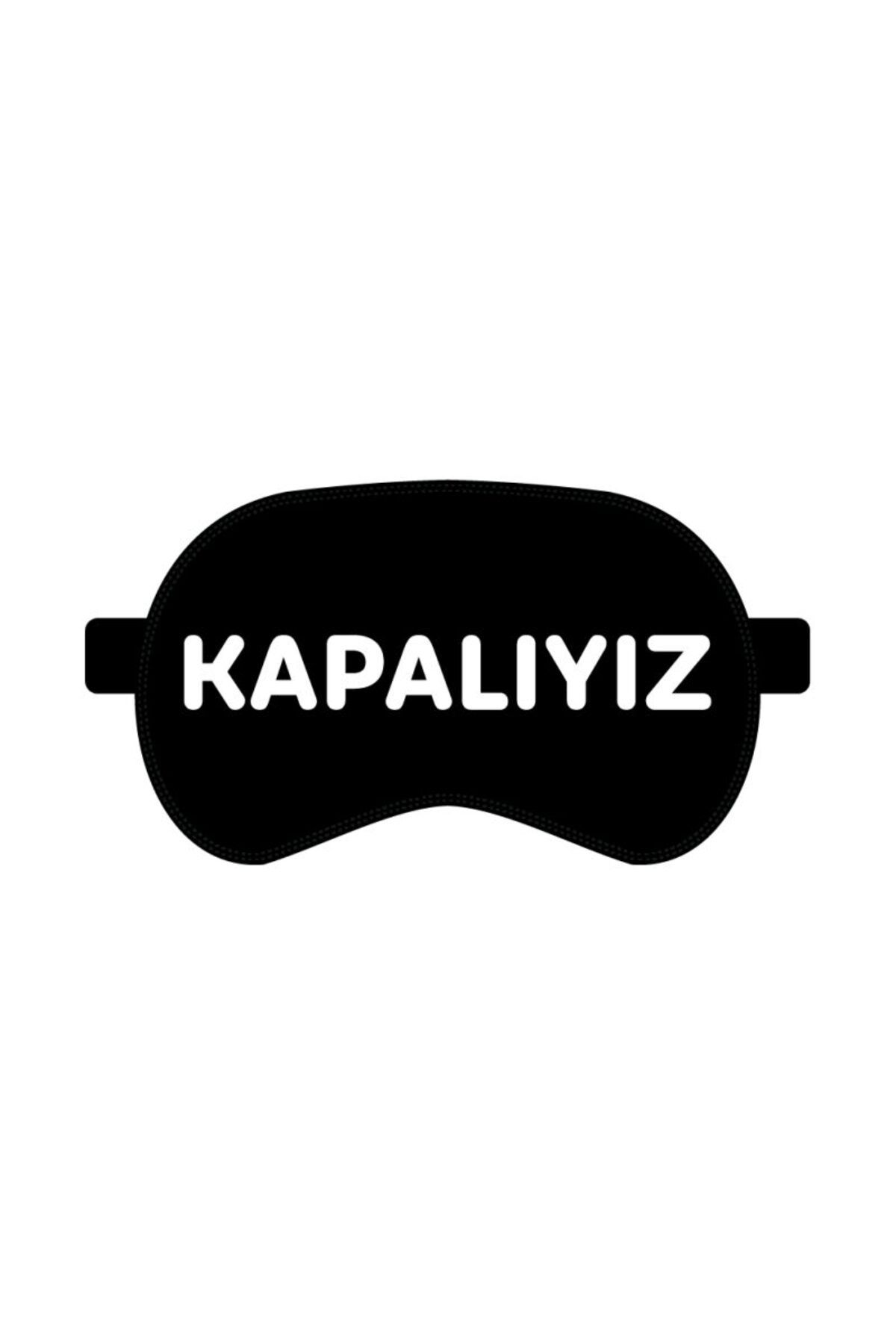 TABLOTAN Uyku Bandı Göz Maskesi Kapalıyız