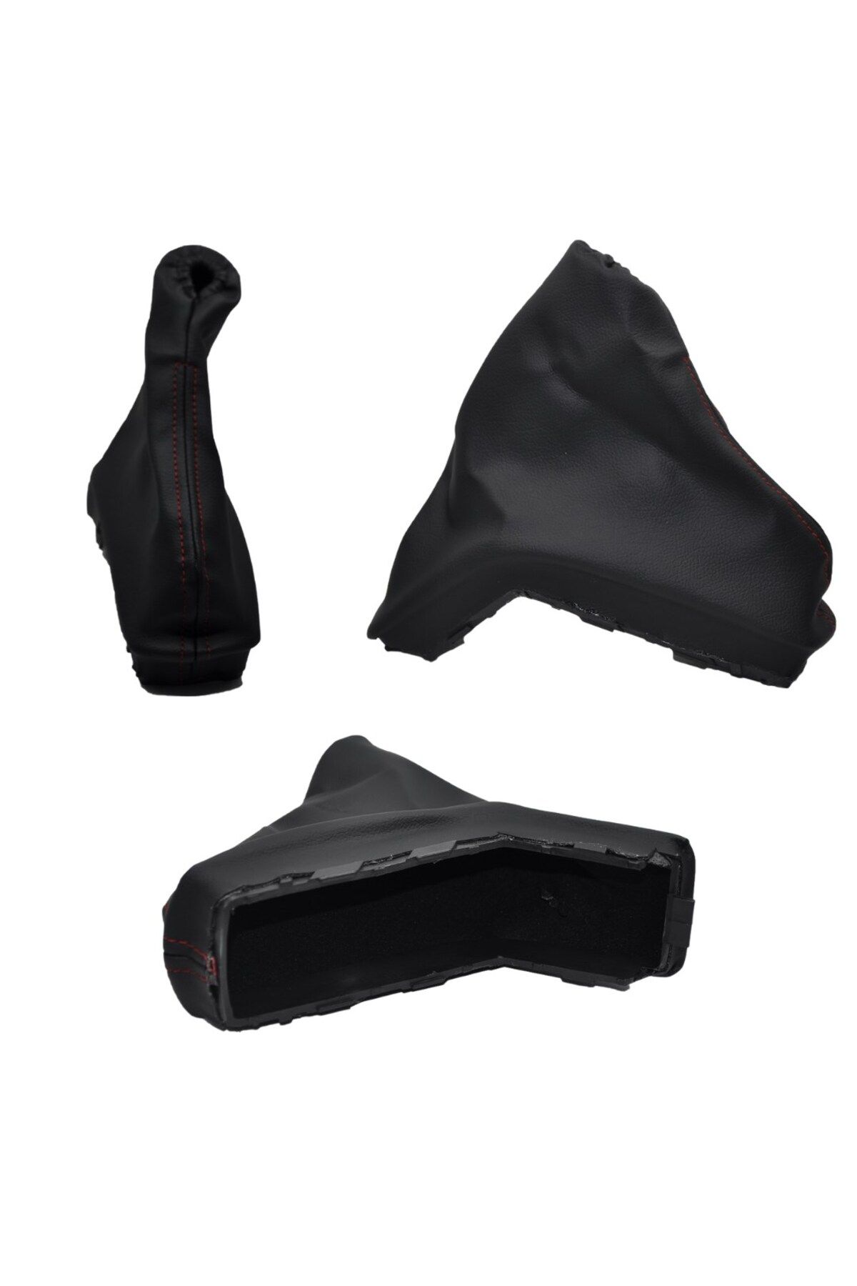ALPHA AUTO PART-Handbrake-Shift Boot and Shift Knob for Opel Astra H (5)-RED 5