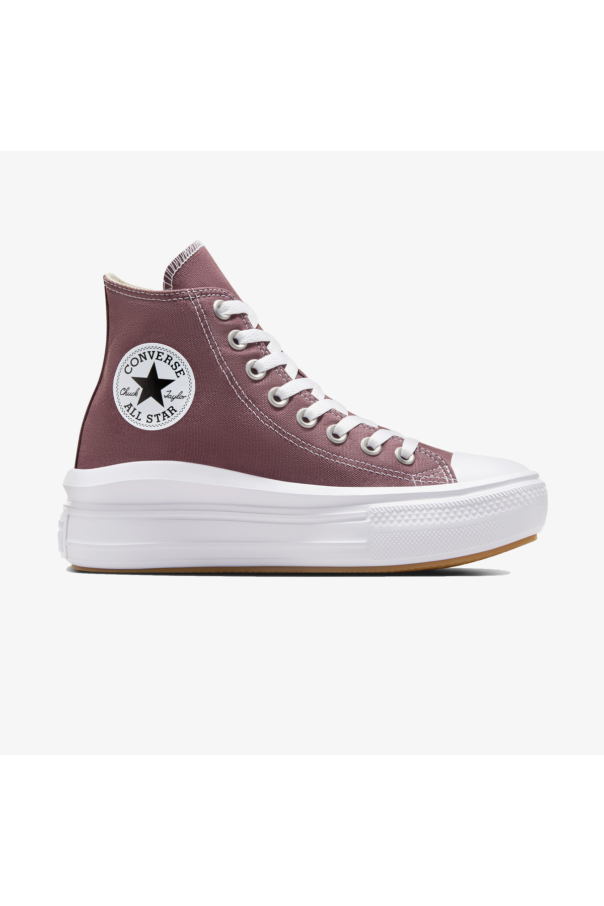 کانورس کفش ورزشی سکوی یونیسکس کلارت قرمز پلتفرم All Star Move Chuck Taylor
