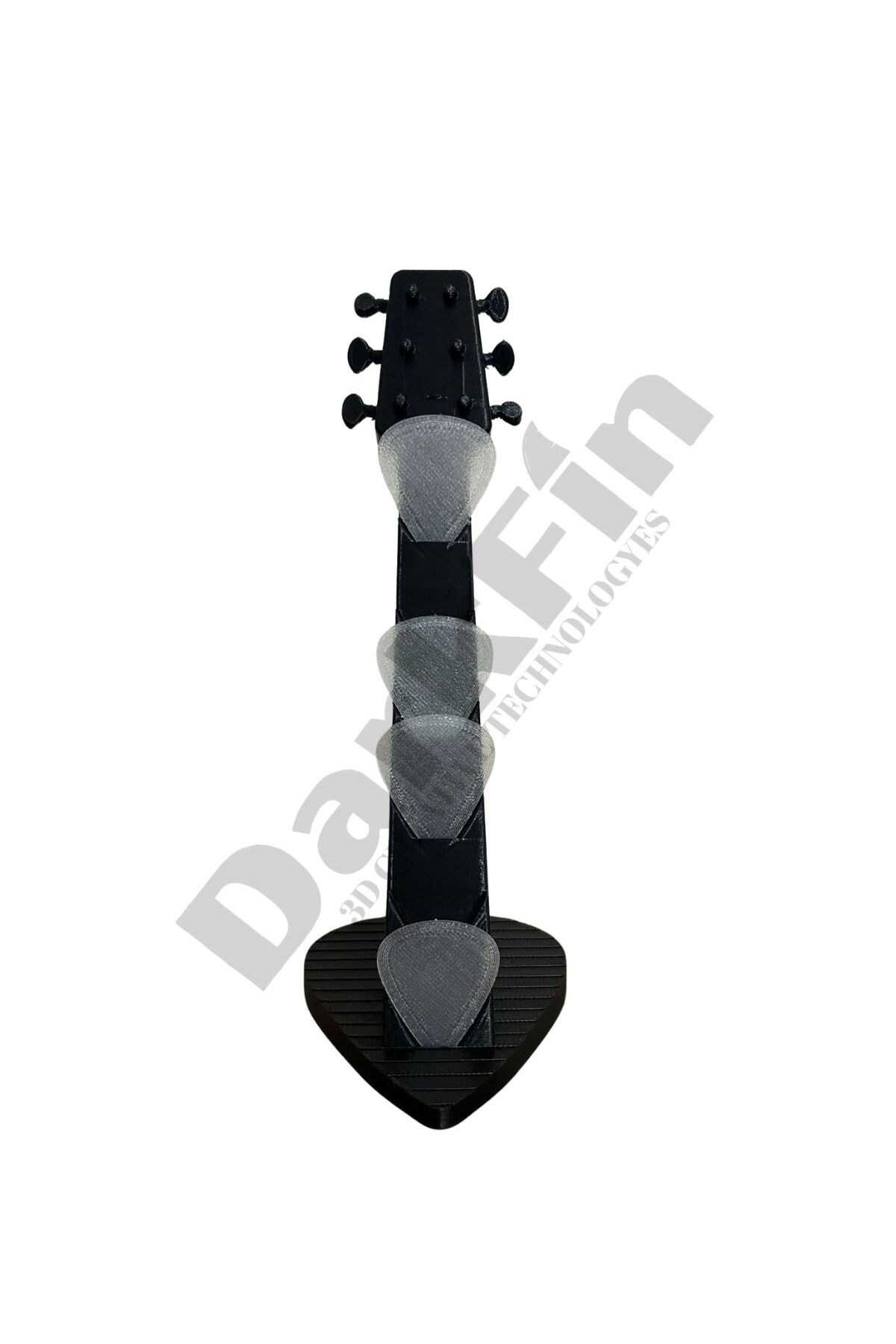DarkFin Modern Tasarım Gitar Sapı Şeklinde Masa Üstü 6 Lı Pena Tutucu ...