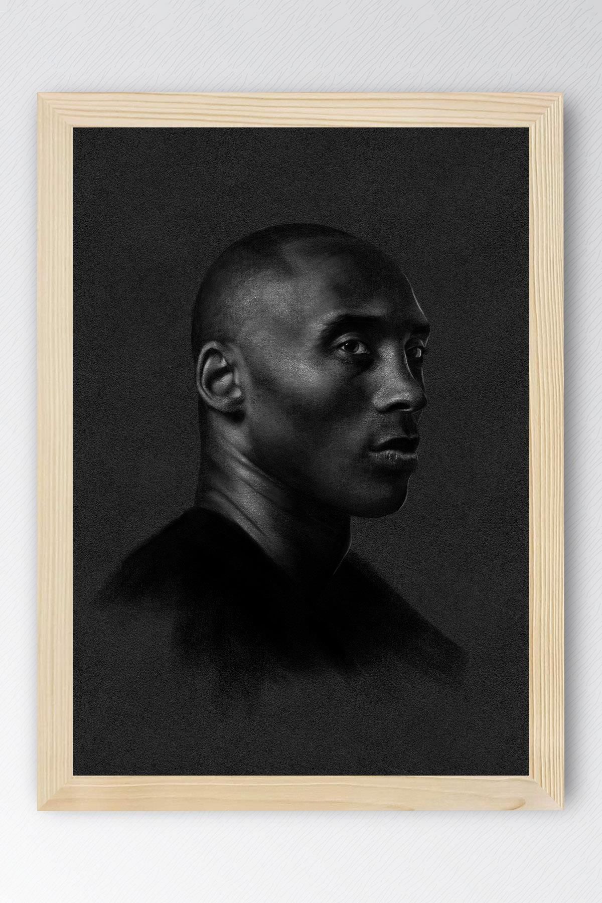 Saturn Kobe Bryant Çerçeveli Tablo - Basketbol NBA Posteri Tablo