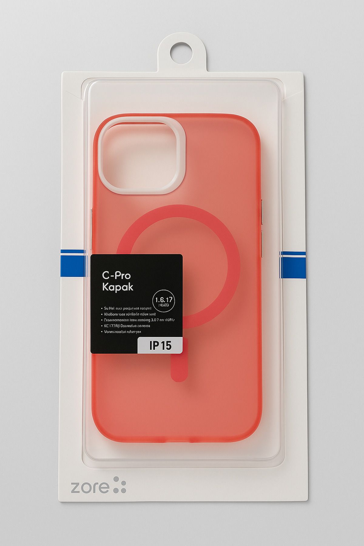 ROSSI Apple IPhone 15 Uyumlu Kılıf Mat Magsafe pembe