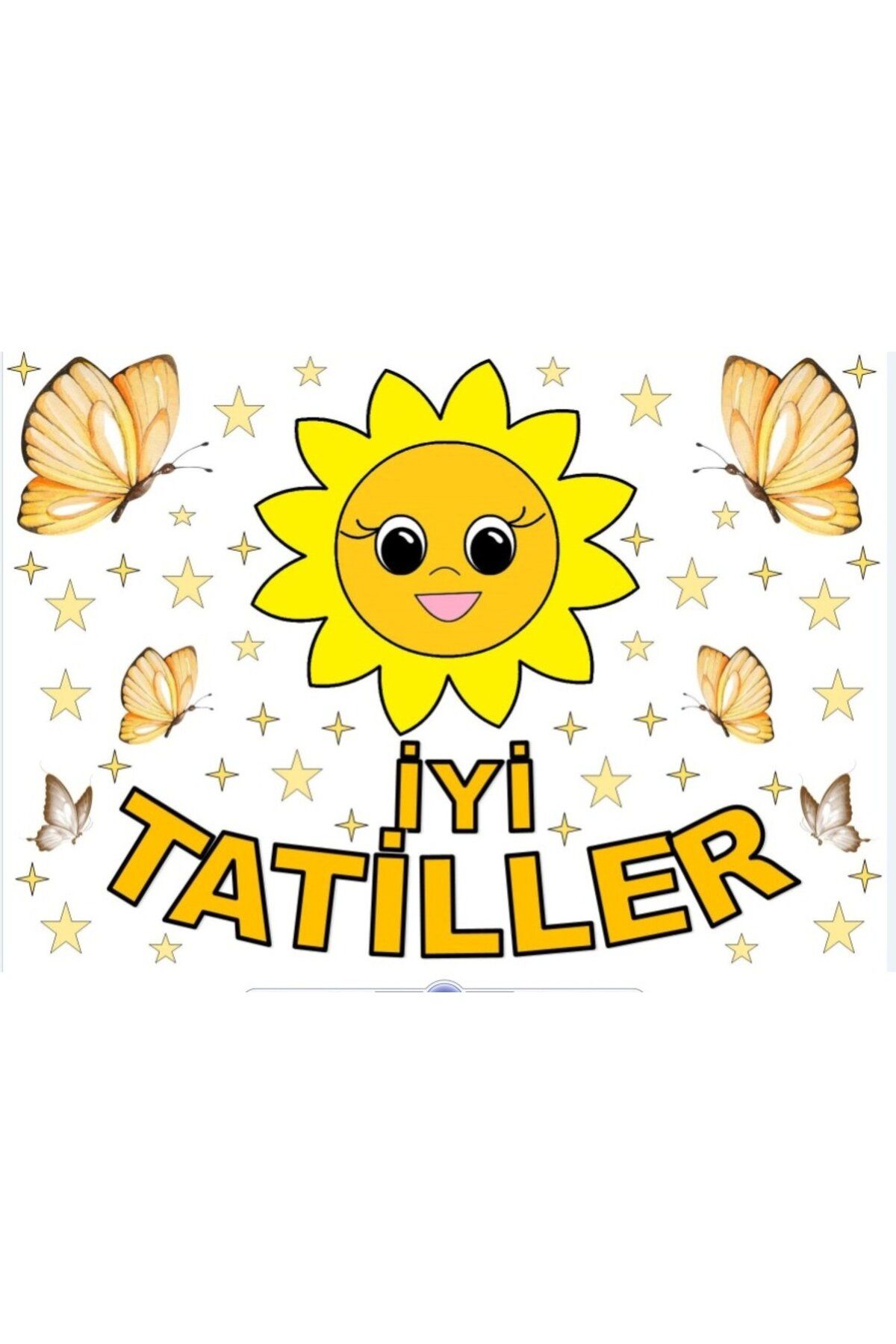 PROMISEBACKDROP2 İYİ TATİLLER 150x200 KUMAŞ PANO OKUL ETKİNLİK