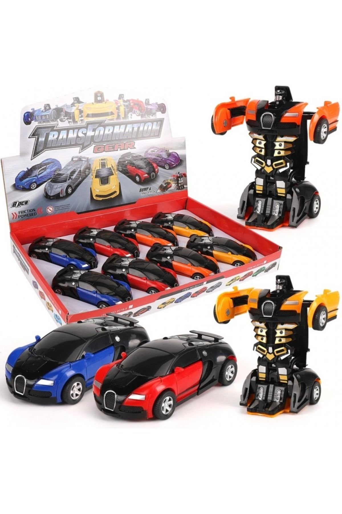 Shoplandu Transformers Robot Araba Kendinden Robota Dönüşen Arabalar